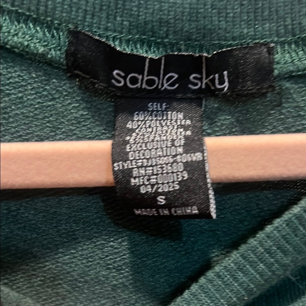 Fall Green Sweatshirt - Picture 3 of 3